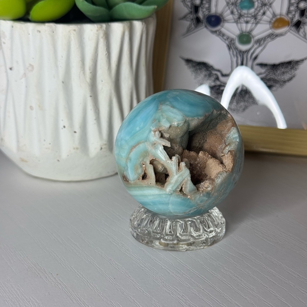 Caribbean Calcite Sphere 🌊